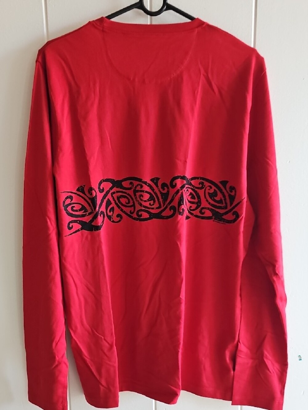 Maori Band HI Rugby Red Graphic Mens T‑Shirt Size Small - Picture 4 of 8